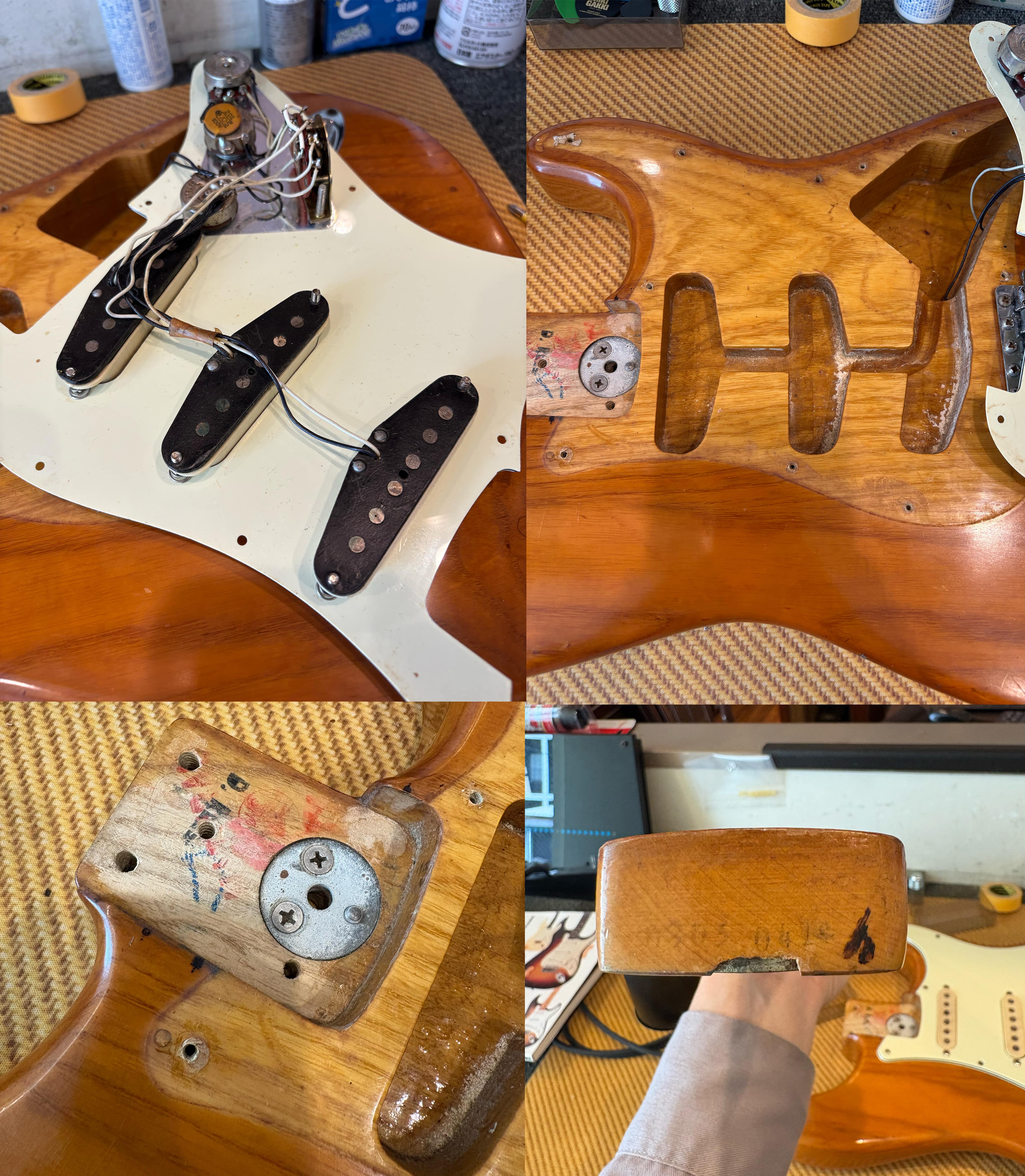 1974 Stratocaster Natural/Maple Fingerboard