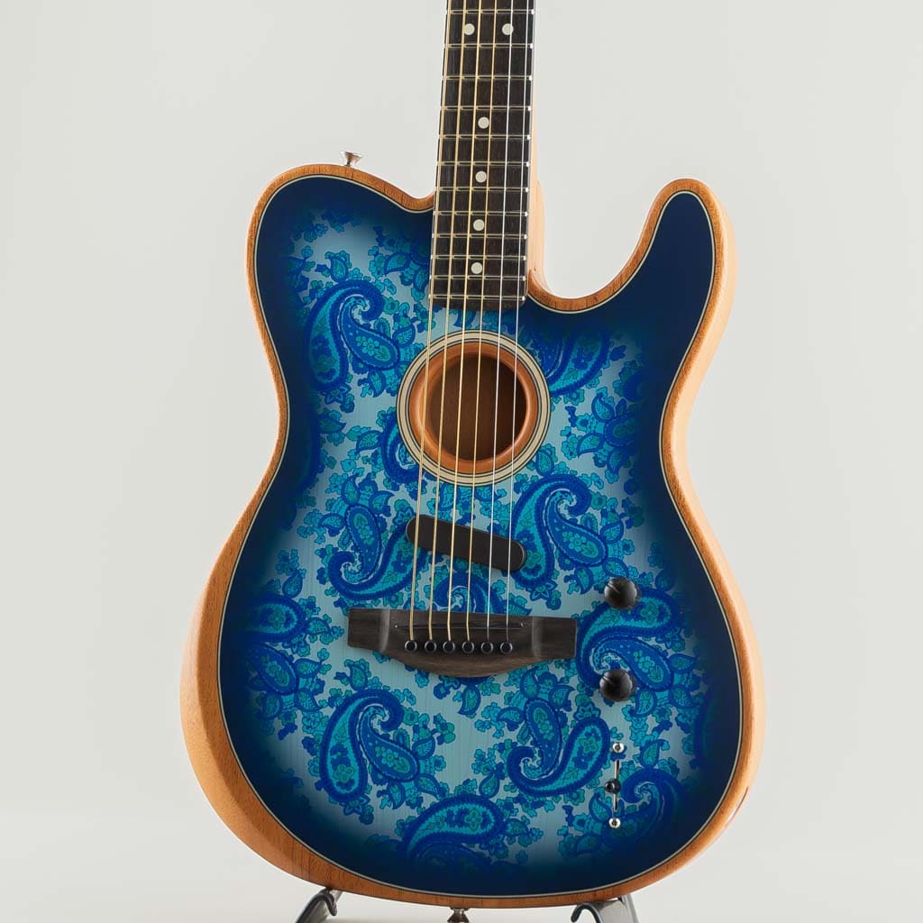 FSR American Acoustasonic Telecaster, Ebony Fingerboard, Blue