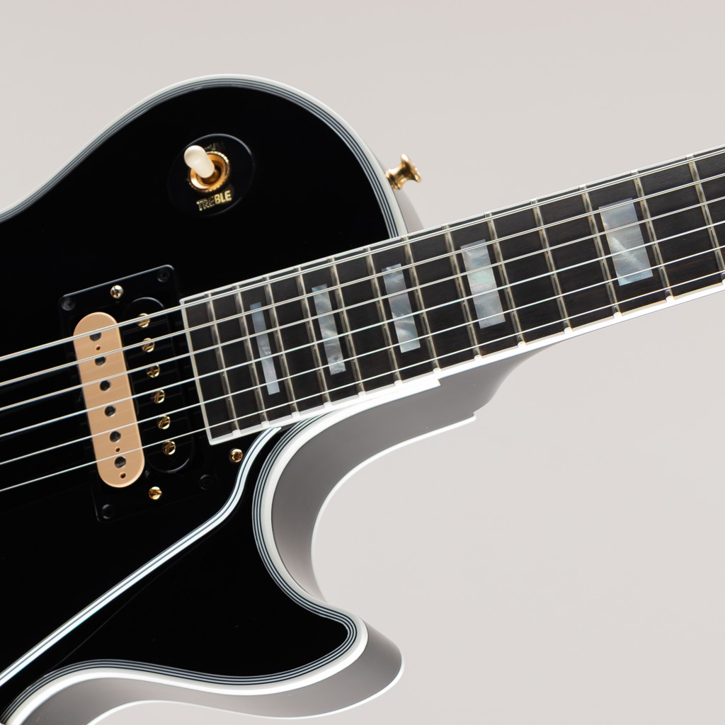 Les Paul Custom Ebony Exposed Zebra PUs Gloss【S/N:CS404298】