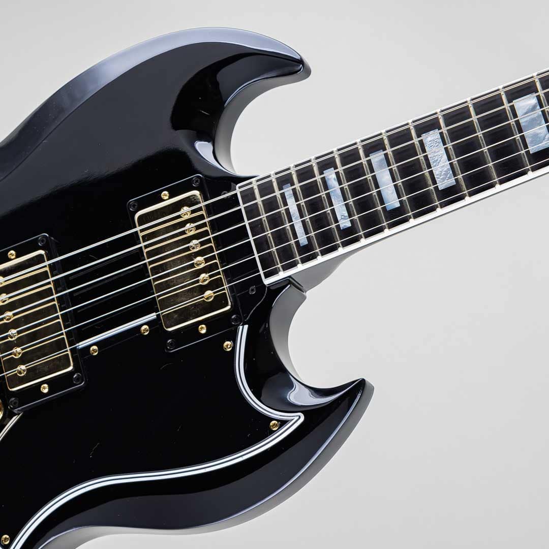 SG Custom 2-Pickup w/Ebony Fingerboard Gloss Ebony【S/N:CS601048