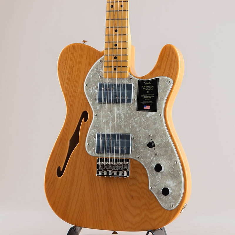 American Vintage II 1972 Telecaster Thinline /Aged Natural/Maple Fingerboard