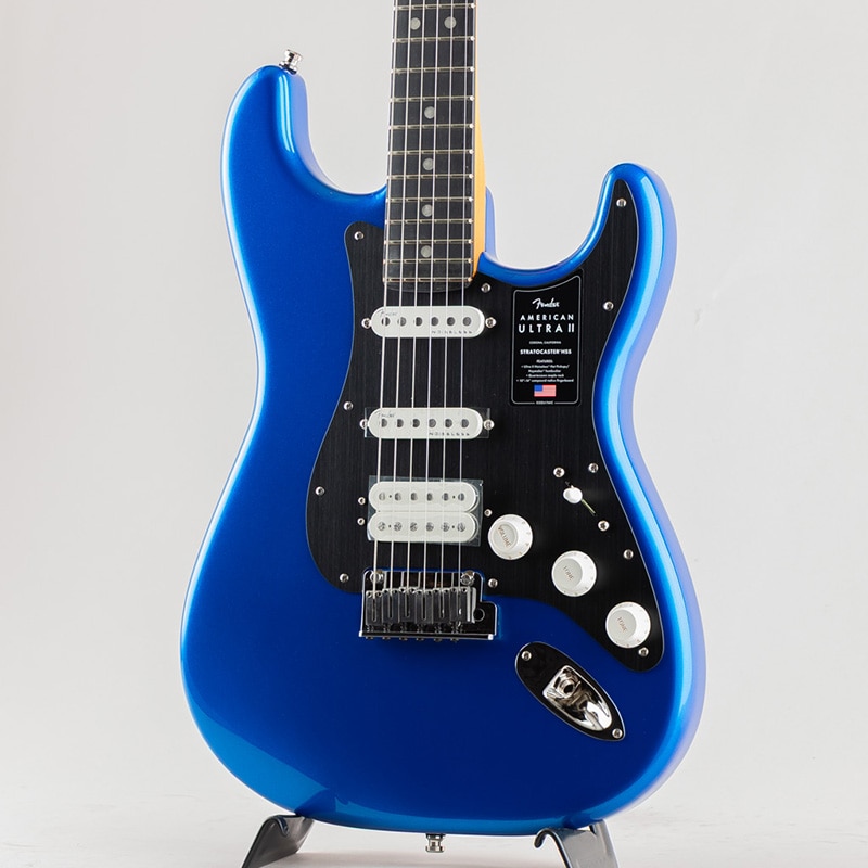 American Ultra II Stratocaster HSS/Noble Blue/Ebony Fingerboard
