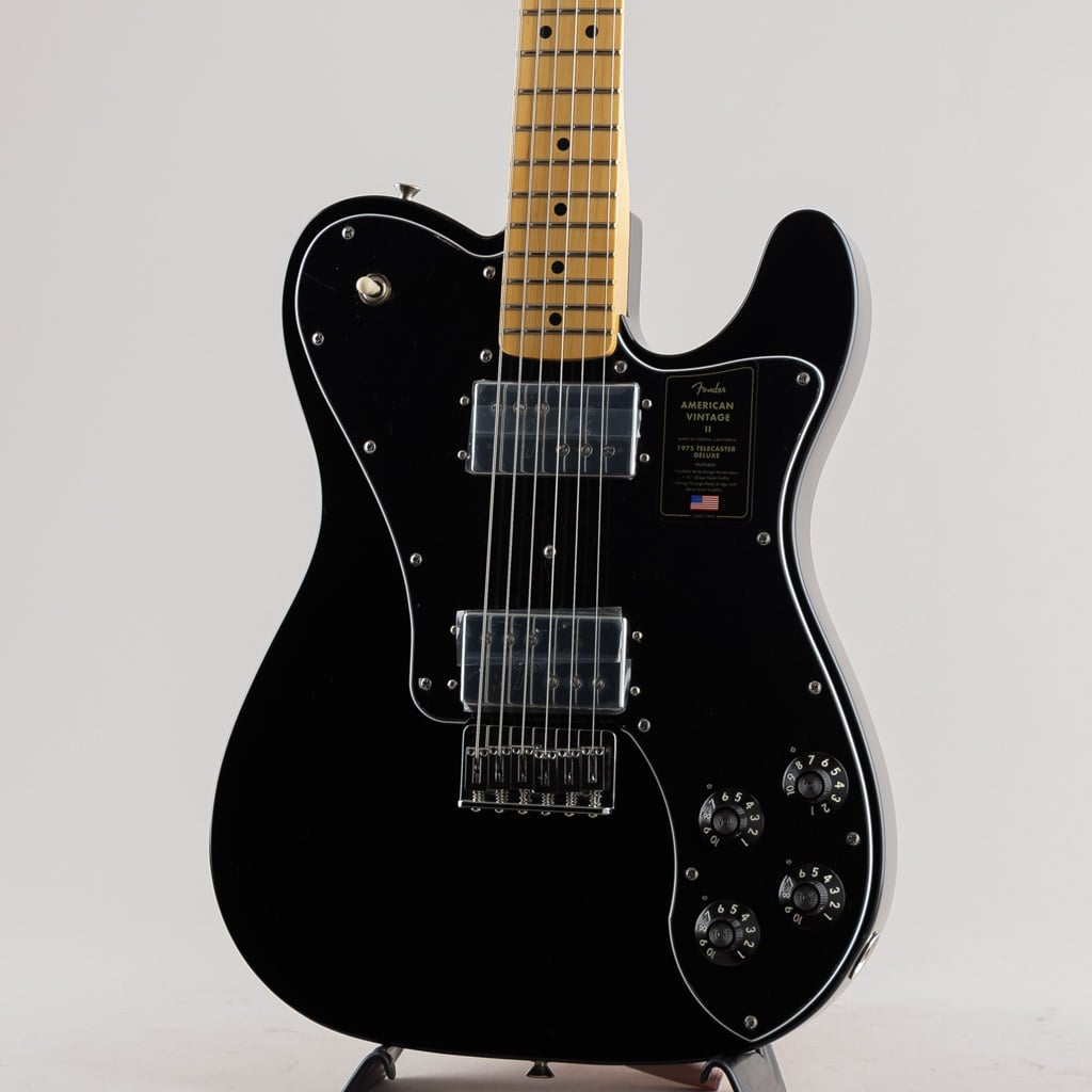 American Vintage II 1975 Telecaster Deluxe/Black/M【SN:V16406】