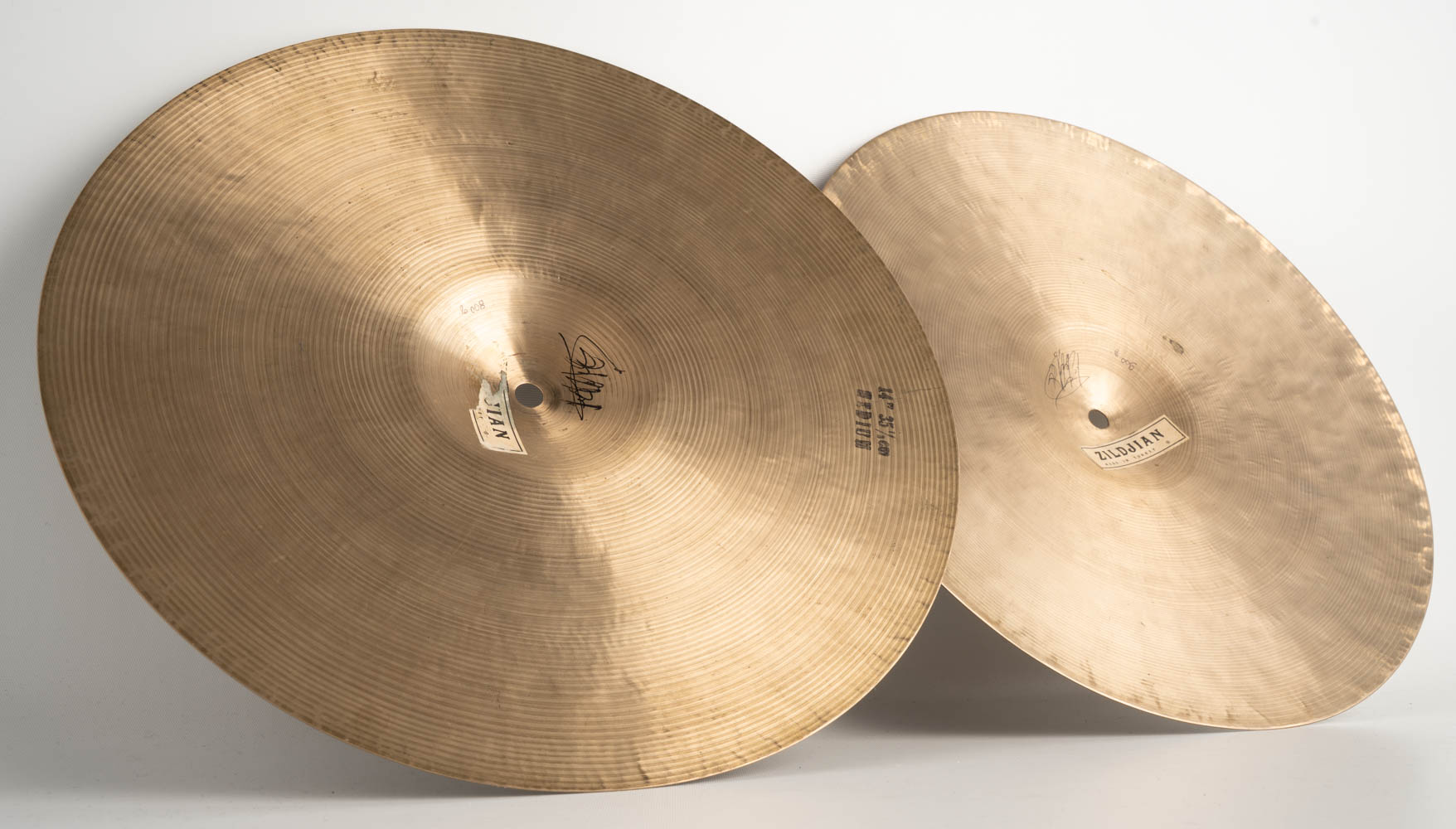 【VINTAGE】1959-66' K Zildjian Istanbul 14" HiHats Intermediate Stamp 789g/907g
