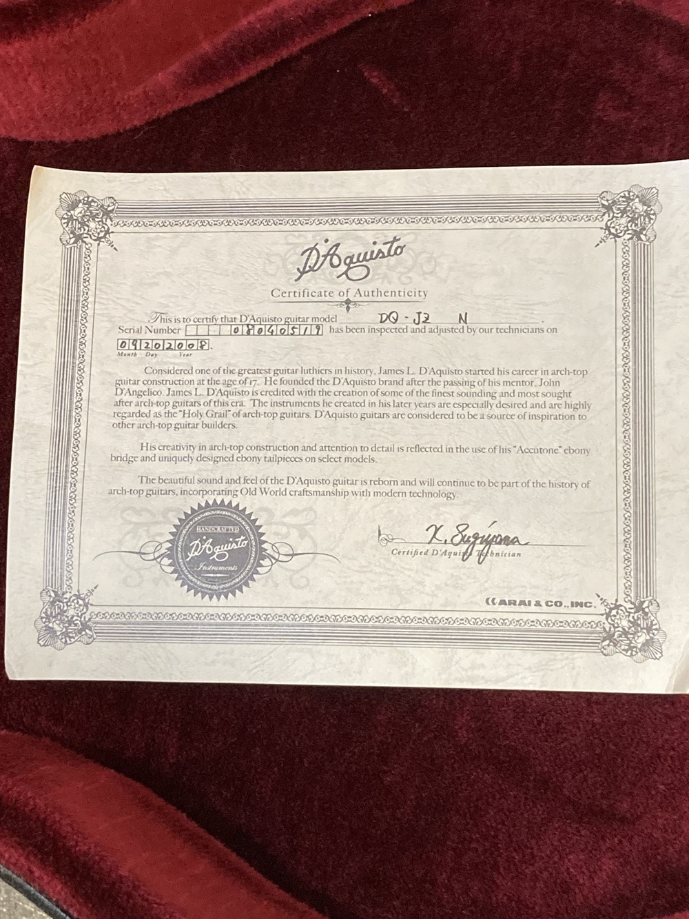 DQ-JZ Jazz Line Natural 2008