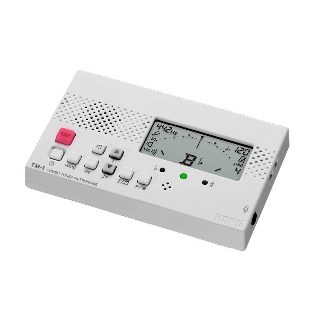 KORG チューナー メトロノーム TM-1 WT + チューナー用マイク CM-400