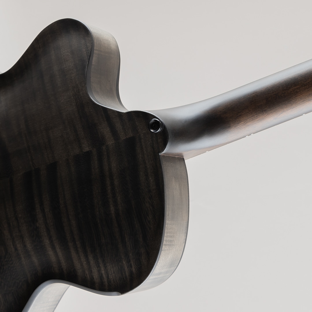 Model 15 Archtop Sound Post Block Black smoke with satin topcoat S/N:744