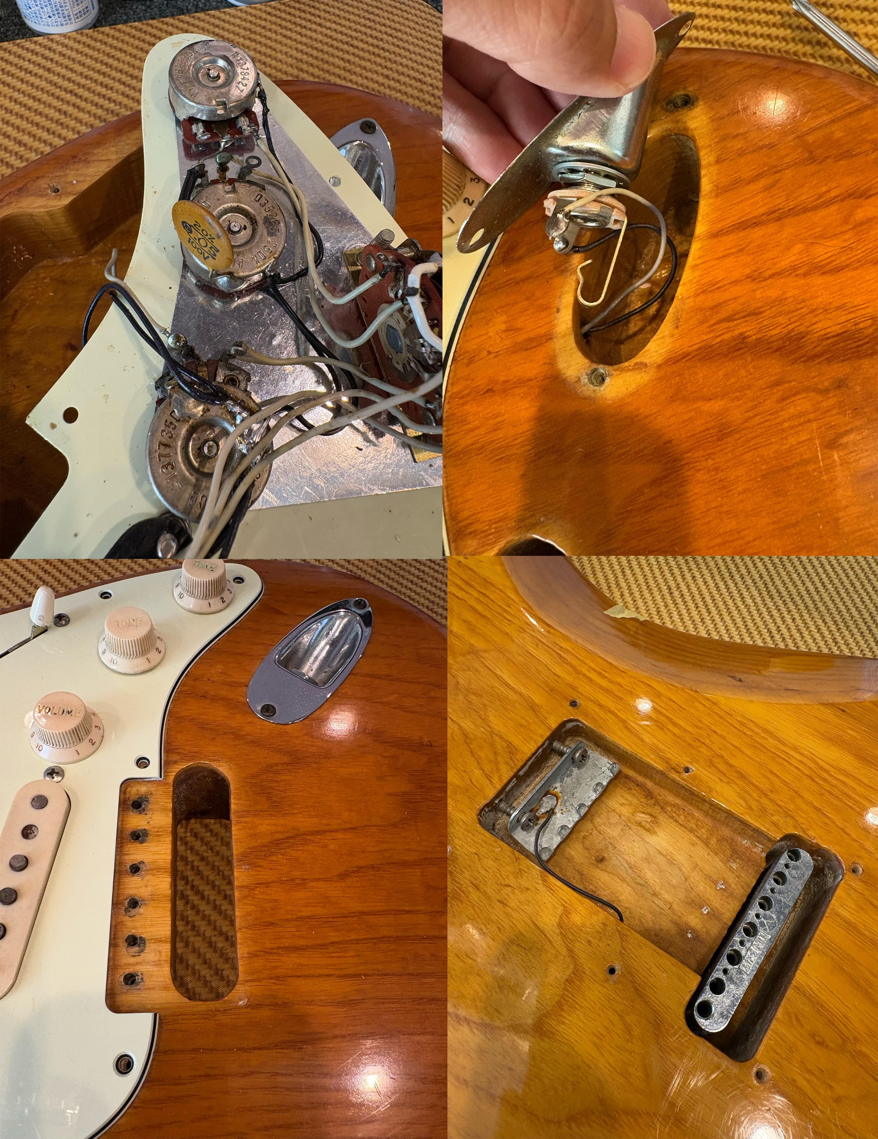 1974 Stratocaster Natural/Maple Fingerboard