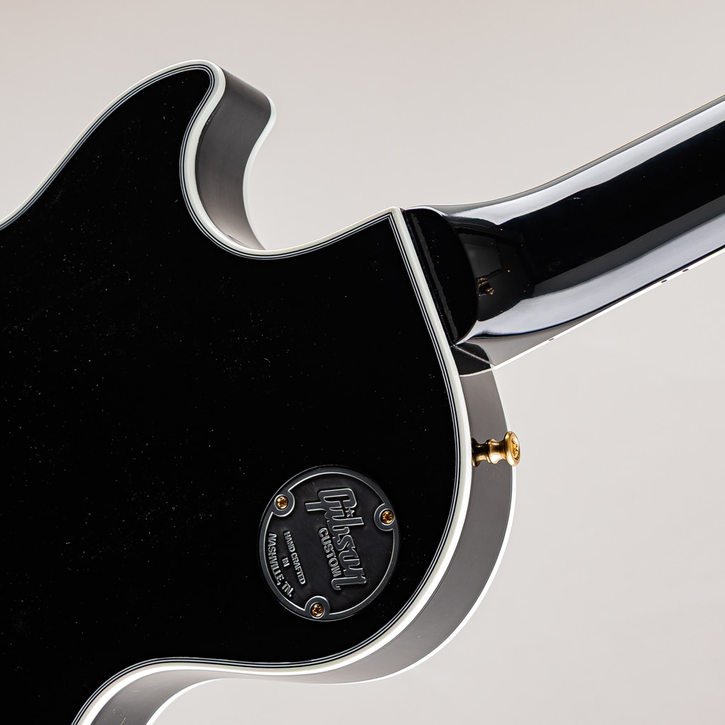 Les Paul Custom Ebony Exposed Zebra PUs Gloss【S/N:CS404298】