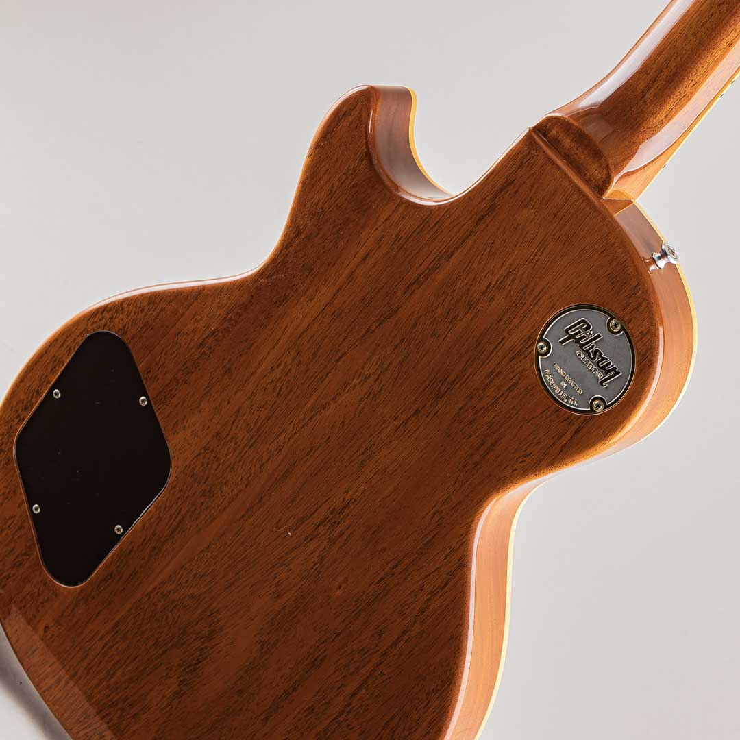 中華製レスポールオレンジ 控え目な虎杢 ロゴはUSメーカーのものに見えます Tokai Love Rock ALS68 CS トーカイ レスポール トラ杢