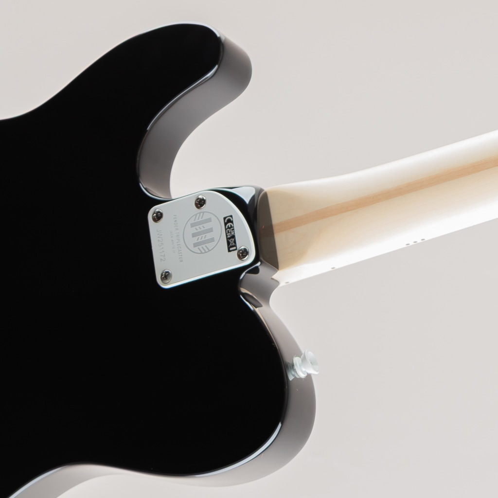 Jack White Triplecaster Telecaster/Black/Maple Fingerboard