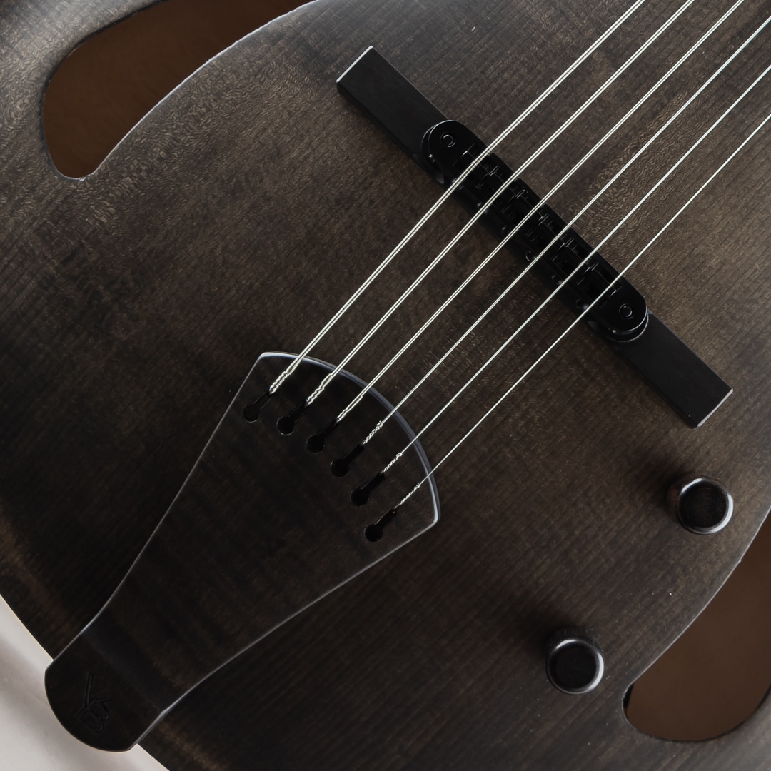 Model 15 Archtop Sound Post Block Black smoke with satin topcoat S/N:744