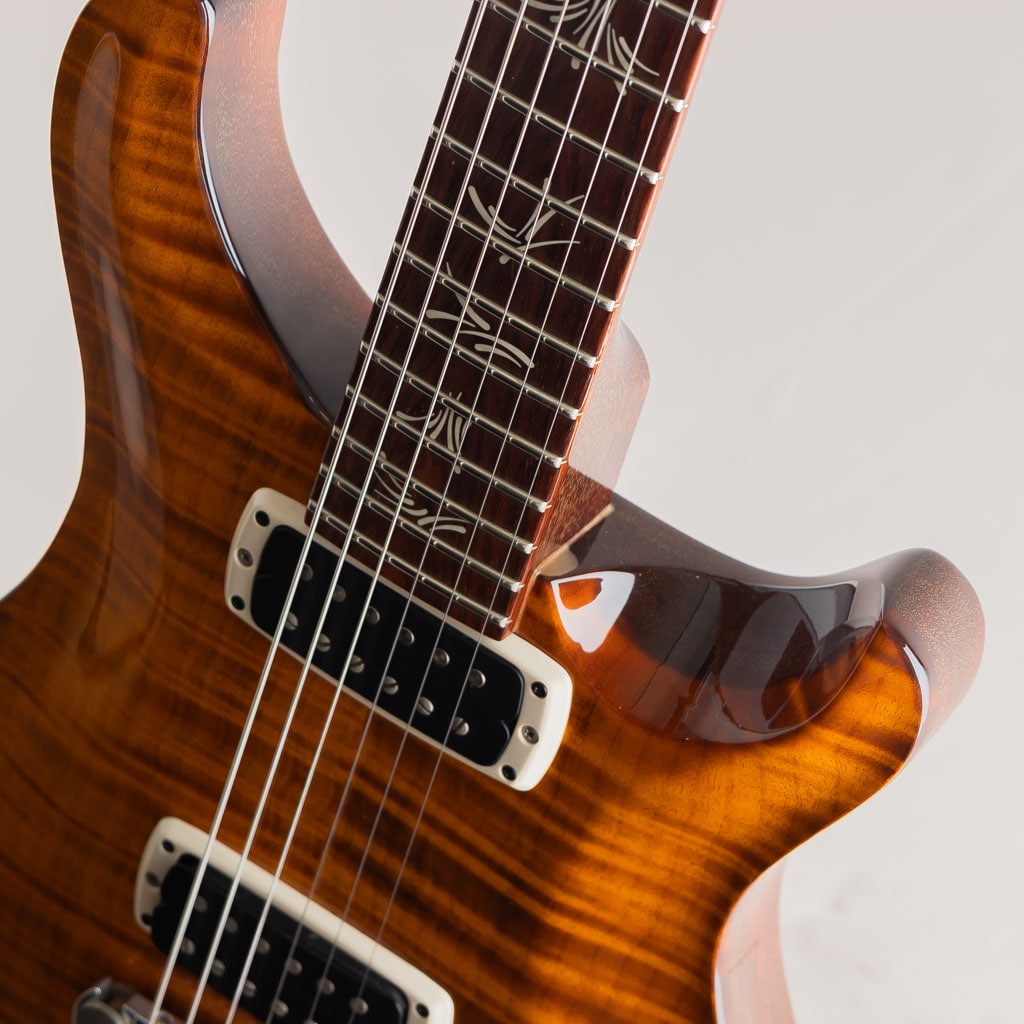 Paul's Guitar Artist Maple Yellow Tiger Pattern Neck