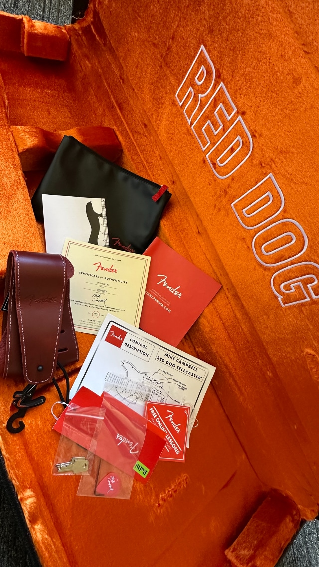 Stories Collection Mike Campbell Red Dog Telecaster MN Red Dog Red