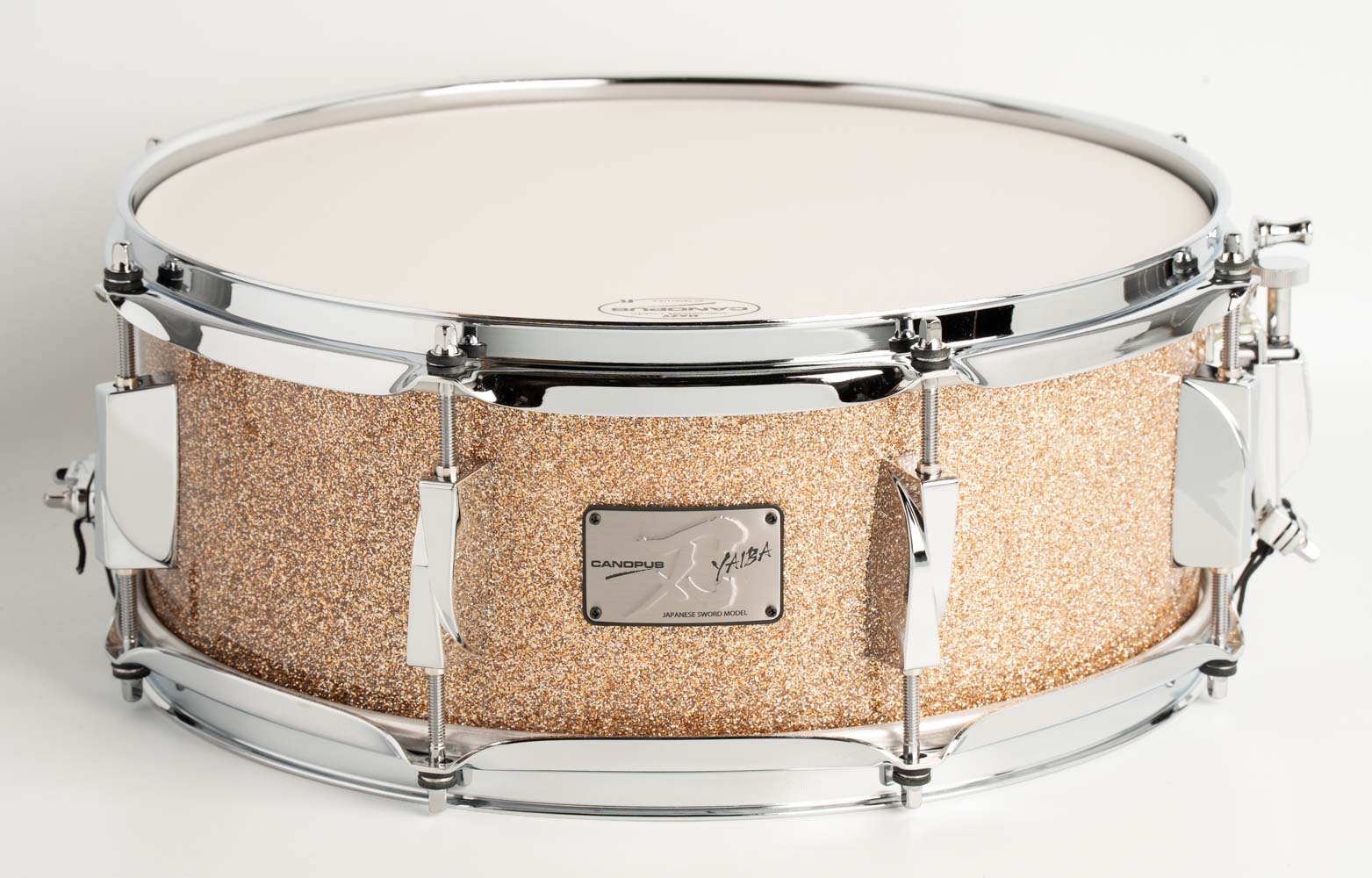 JSM-1455 CPS 刃 YAIBA Maple Snare Drum Champagne Sparkle LQ