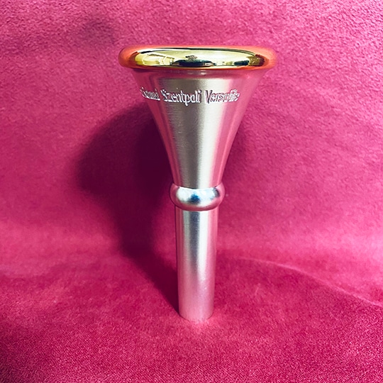 シアマン テューバマウスピース Sierman Roland Szentpali Tuba Mouthpiece Gold & Silver Plate ”Versatile" SP&GP LowBrassCenter
