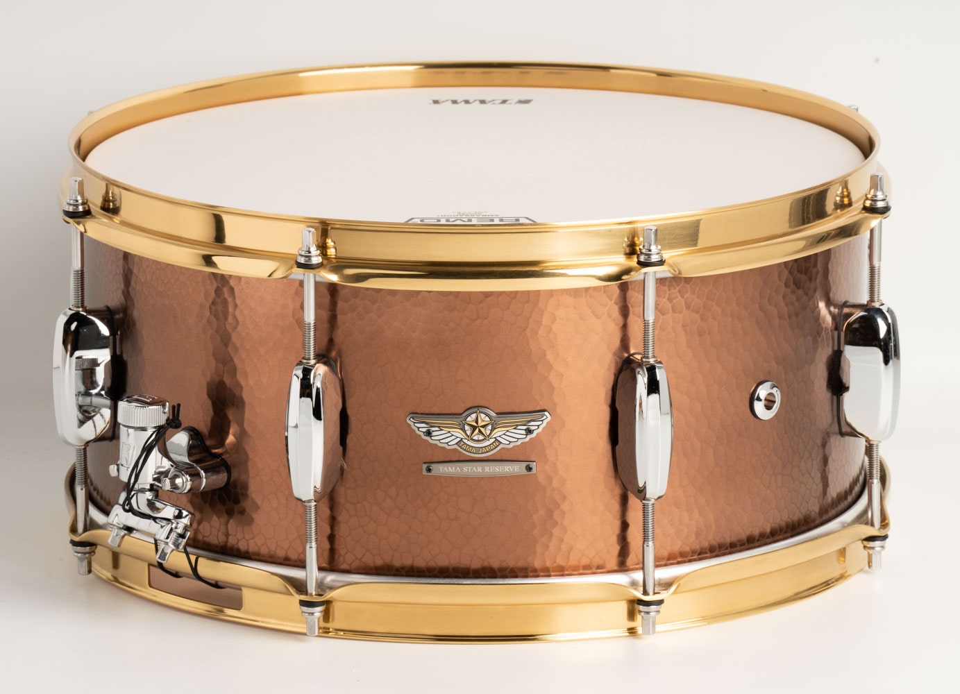 TCS1465H HAND HAMMERED COPPER STAR Reserve Snare Drum