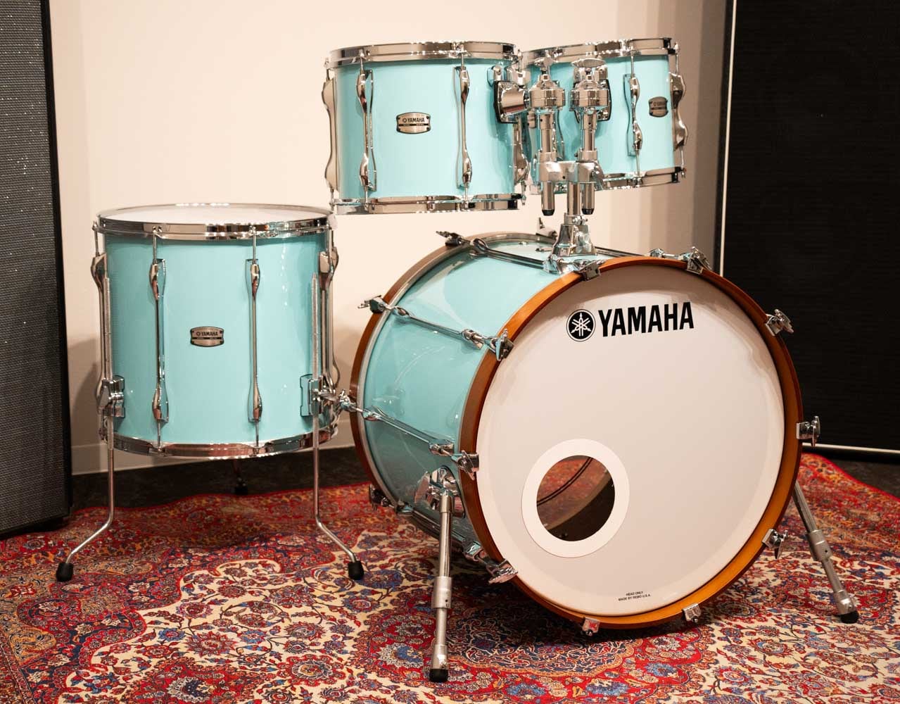 Recording Custom 22" 10" 12" 16" Drum Kit Surf Green / RBB2216 / RBP6F3 SFG