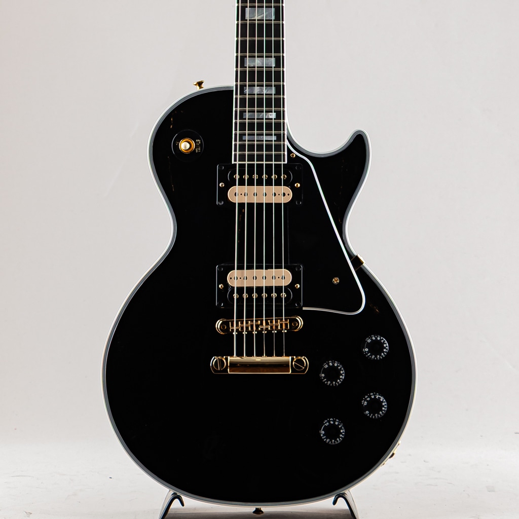 Les Paul Custom Ebony Exposed Zebra PUs Gloss【S/N:CS404298】