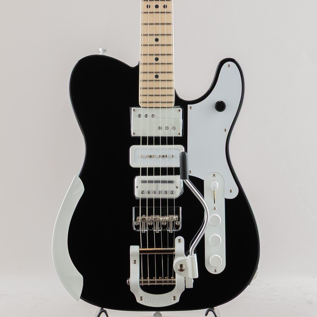 Jack White Triplecaster Telecaster/Black/Maple Fingerboard