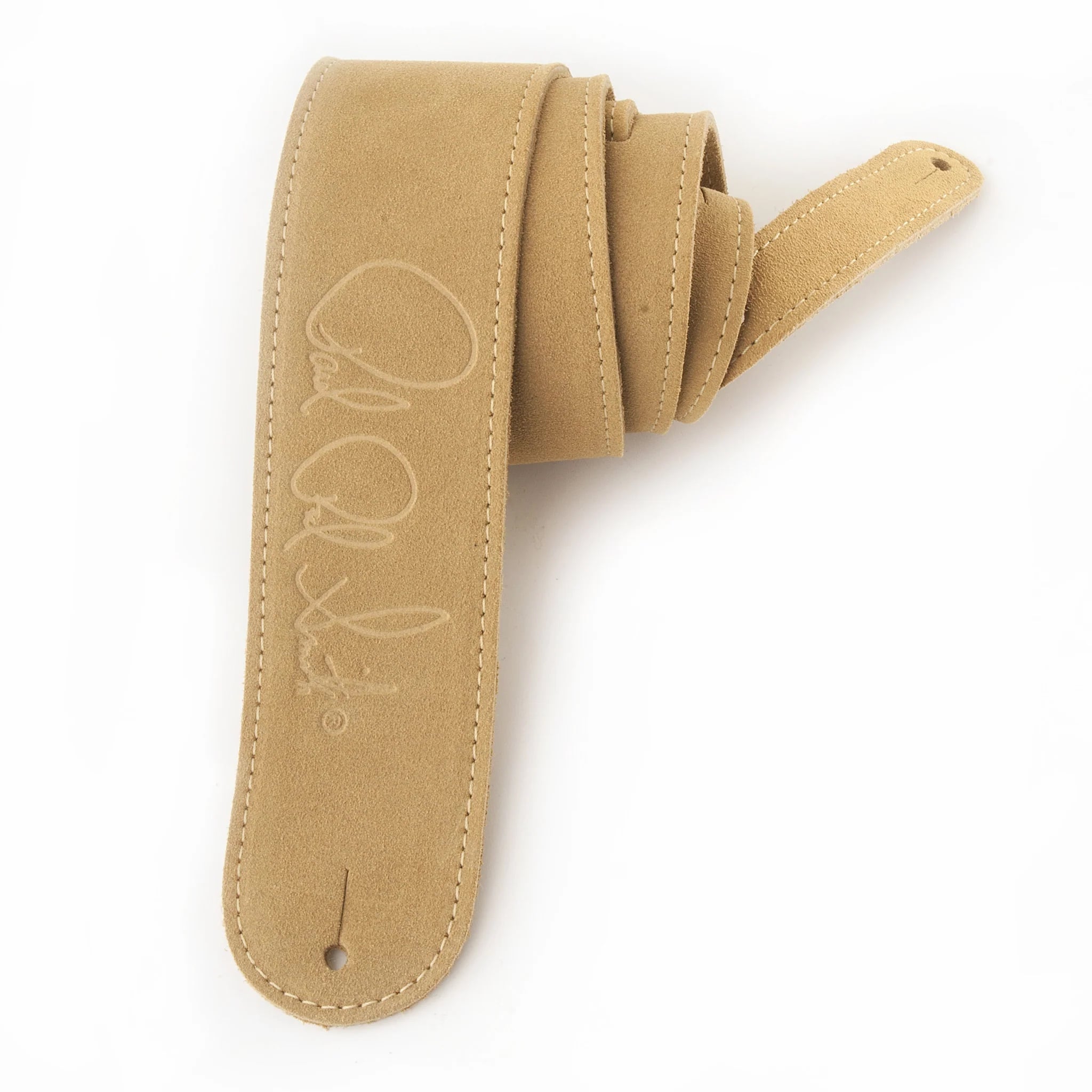 Suede Guitar Strap Tan