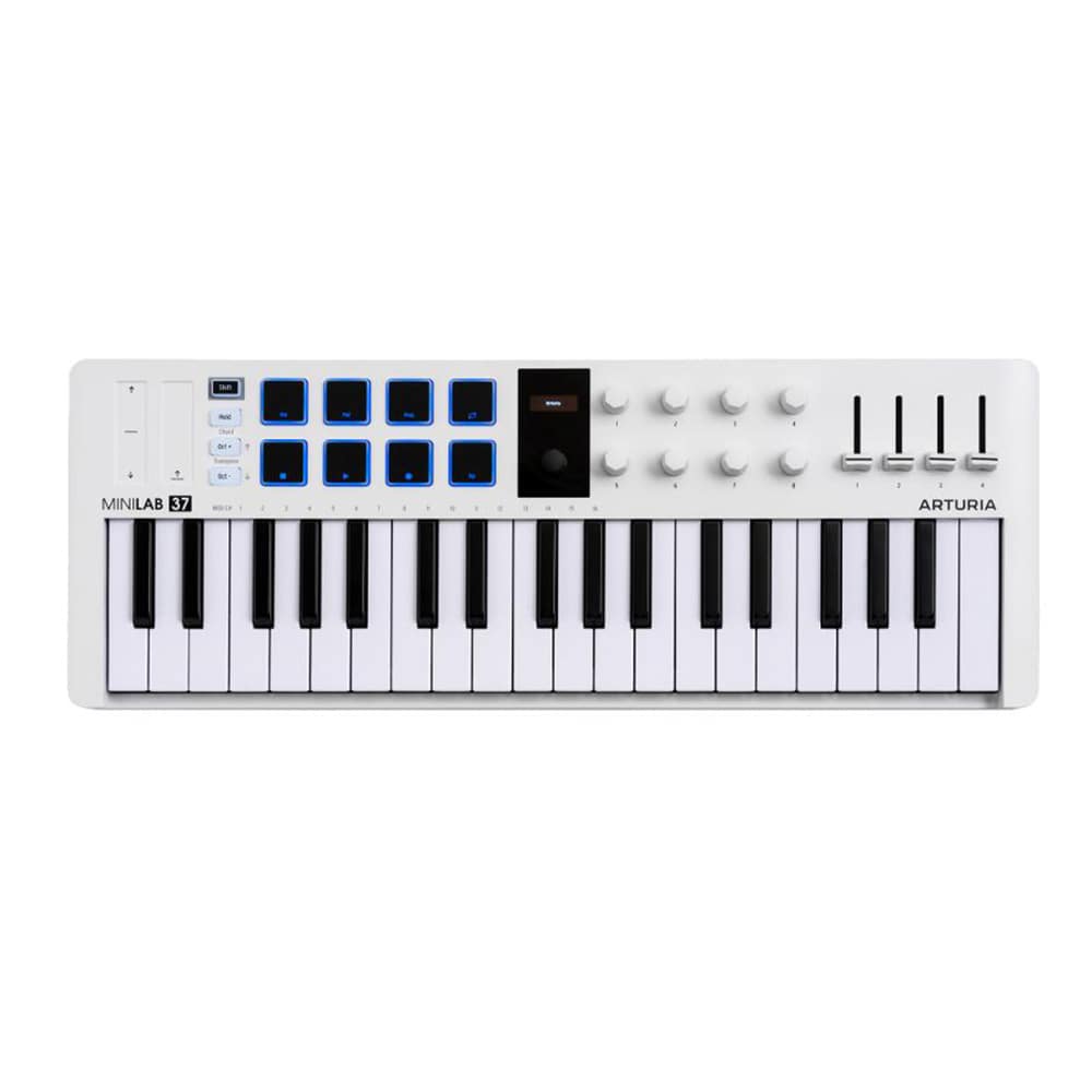 Arturia アートリア MIDIキーボード&パッドコントローラー MINILAB 37 (ホワイト) 37鍵盤 ホワイト DZONE