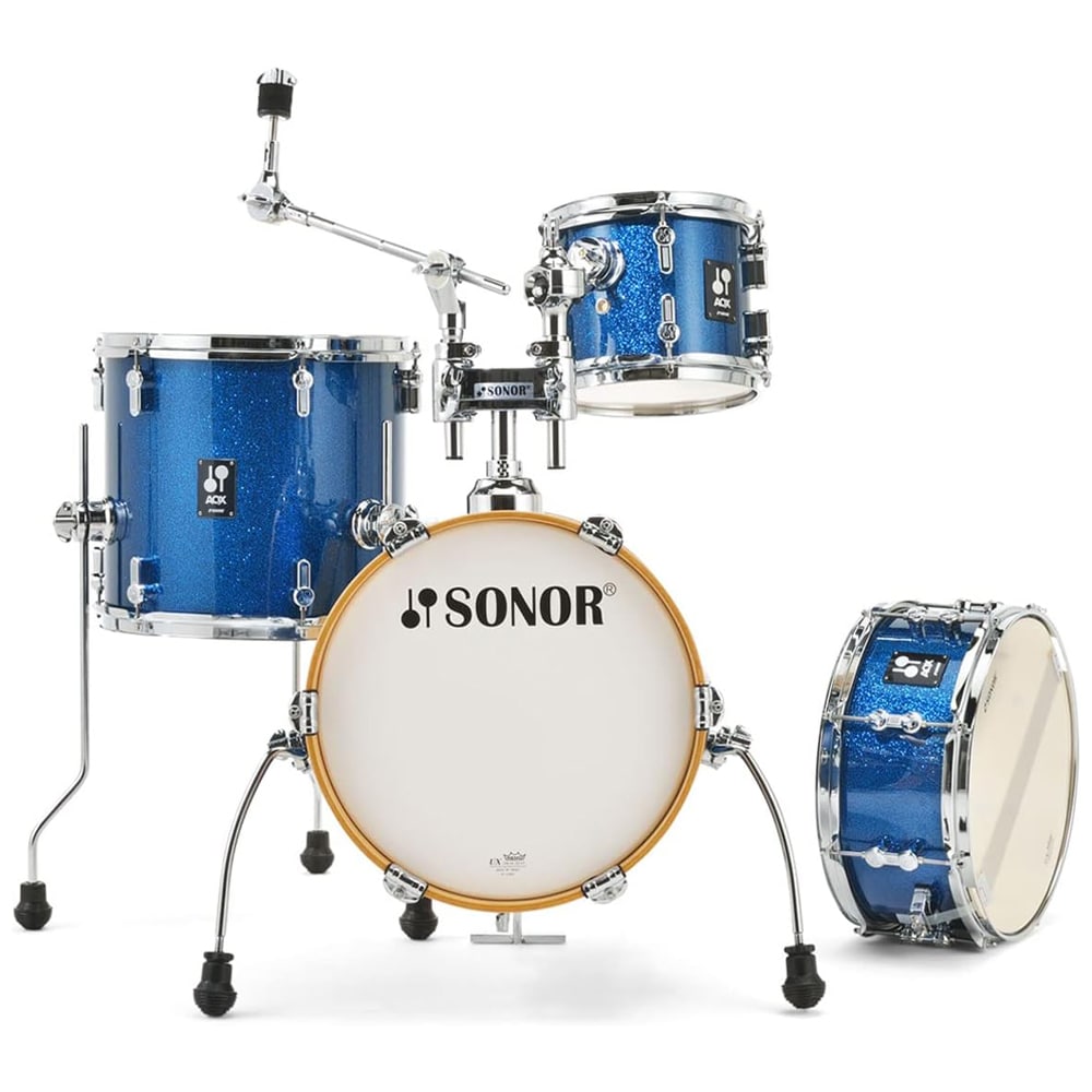 w*e様 ソナ−シグネチャーシリーズのバスドラム SONOR ソナー AQX Series Drum SN-AQXMIC #BOS ブルー・オーシャン