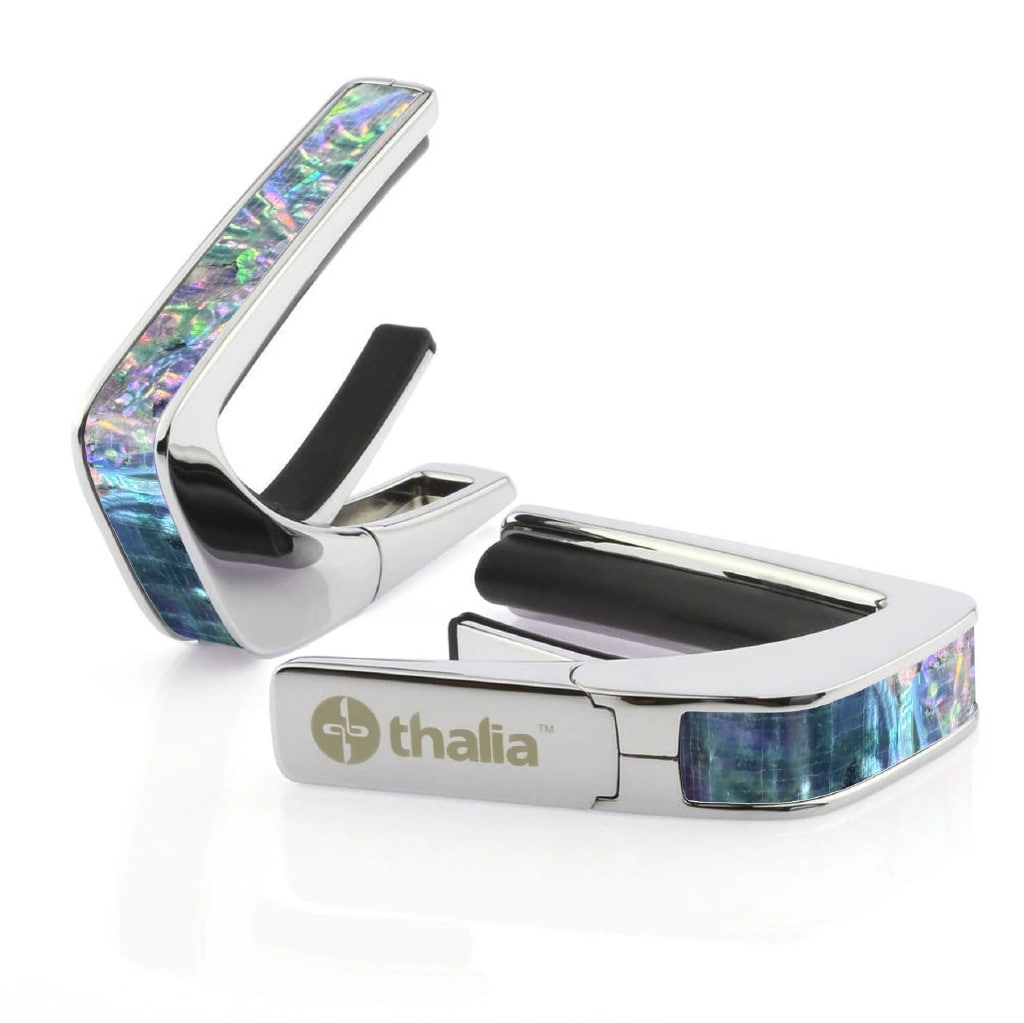 タリア カポ Thalia Capos Exotic Shell Series Prism Abalone / Chrome ギター 12インチフレットパッド付属