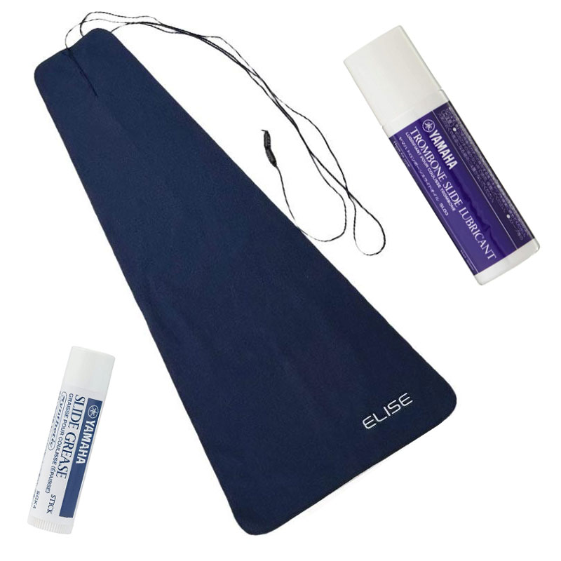 ELISE (エリース) クリーニングスワブ トロンボーン用 YAMAHA SGK4 スライドグリス スティック SLO3 スライドオイル 3点セット【ゆうパケット】