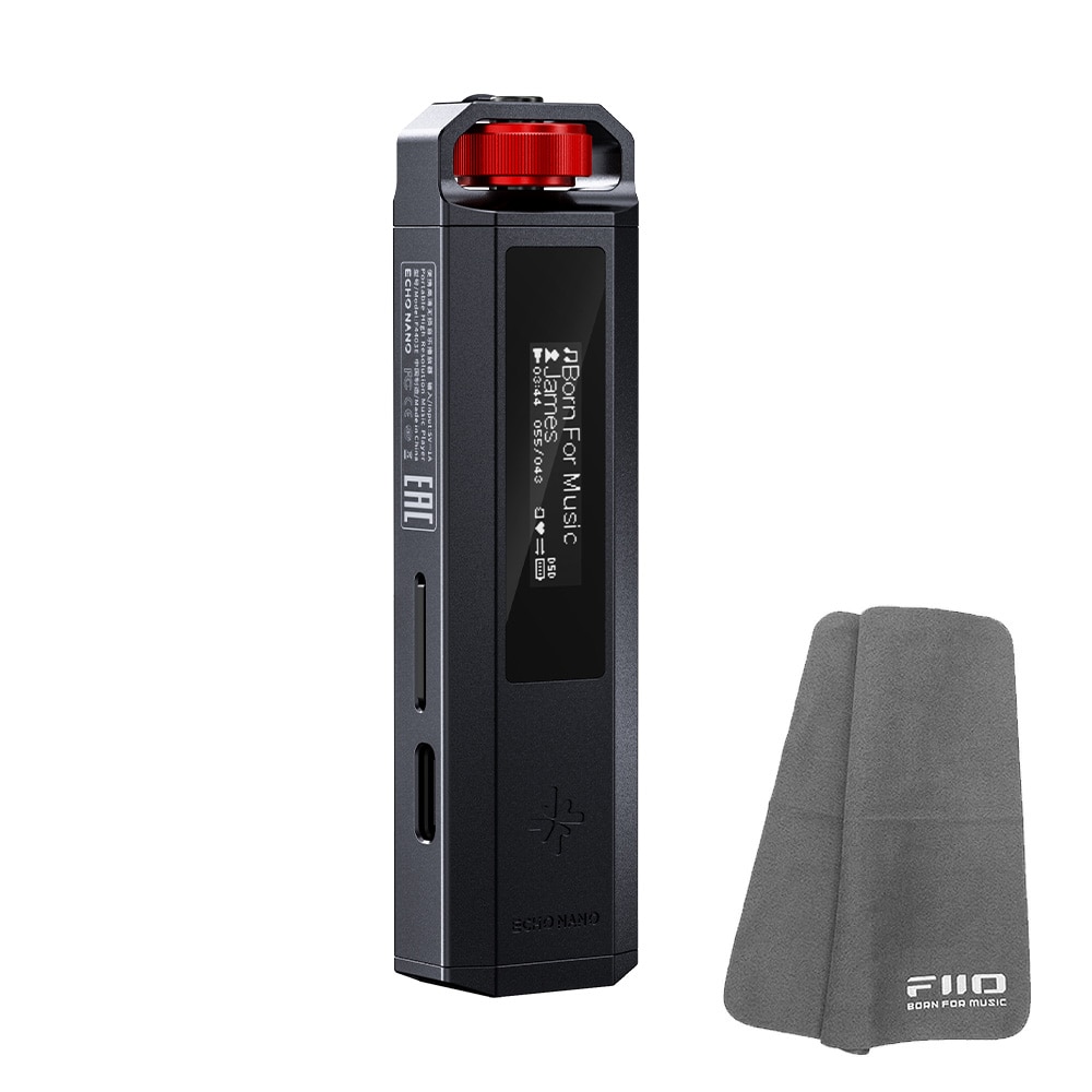 《8/7発売》 FIIO ポータブルオーディオプレーヤー Snowsky ECHO NANO ブラック (FIO-SSENANO-B) 《ロゴ入りクロスプレゼント》 ブラック DZONE