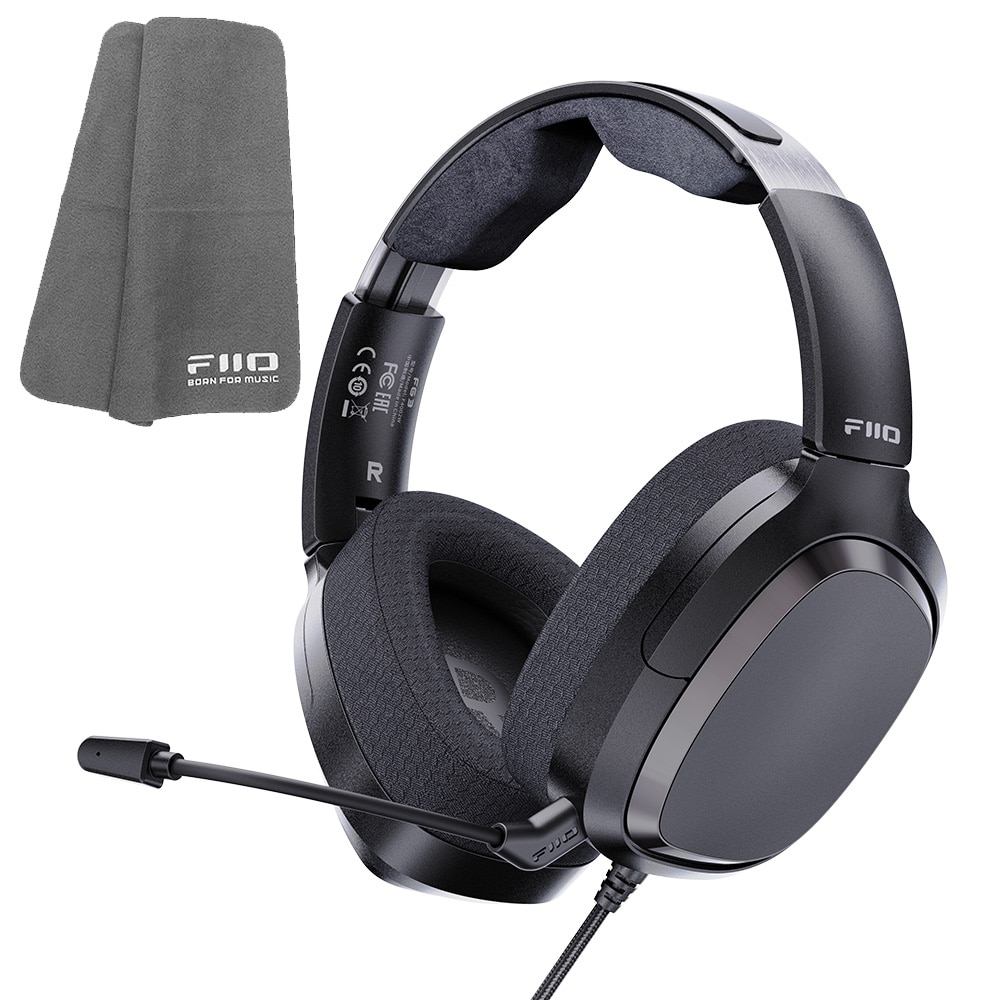 《7/31発売》 FIIO 密閉型 オーバーイ ヤーゲーミング ヘッドセット FG3 (FIO-FG3-B)