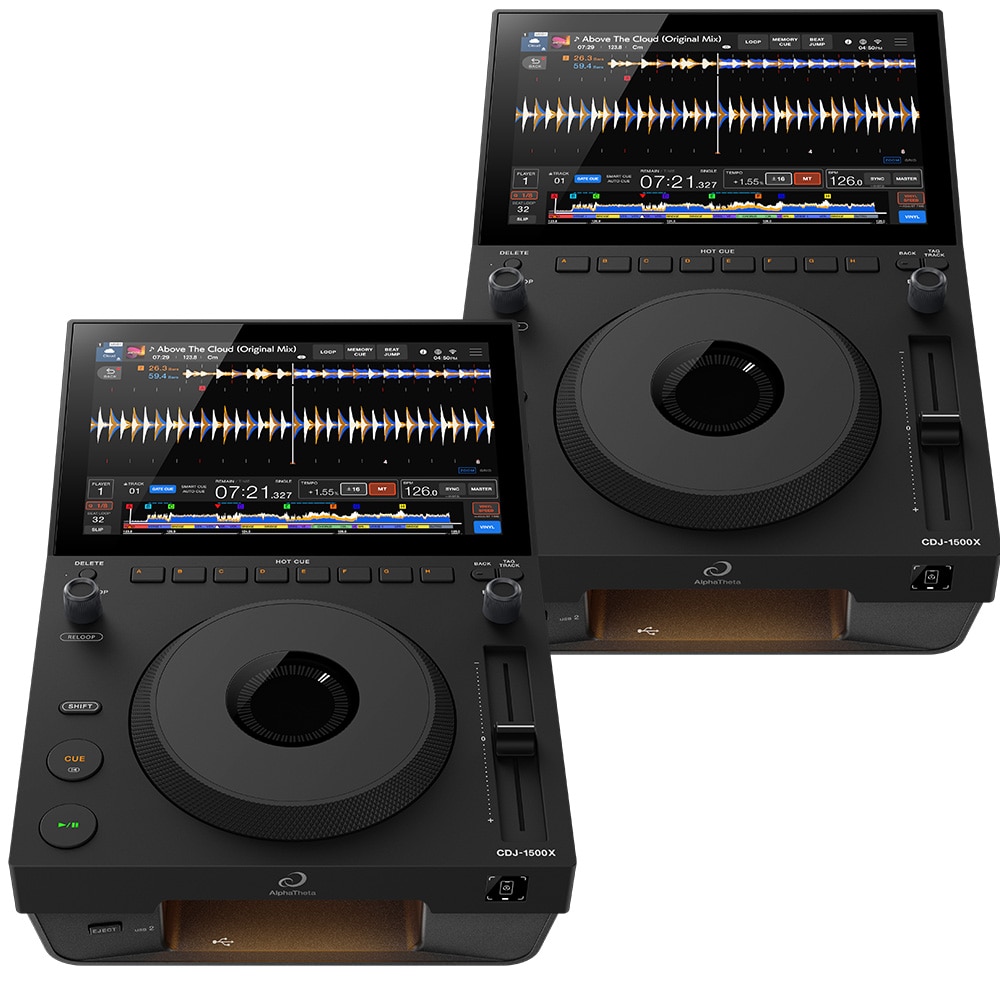 《7/29発売》 AlphaTheta DJマルチプレーヤー CDJ-1500X ×2台 セット