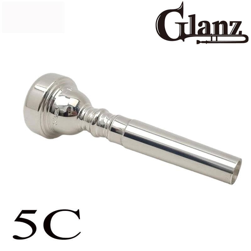 Glanza 5C 金メッキトランペットマウスピース Glanz グランツ トランペット マウスピース 5C Bach 5C GP
