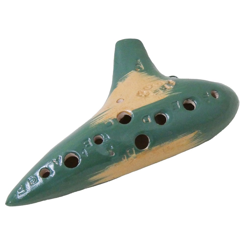 Aketa Ocarina T-2F Cornetino Ocarina Soprano F Key Green: Wind