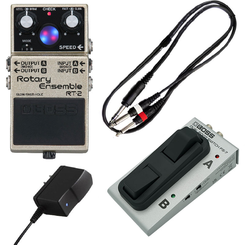RT-2 Rotary Ensemble + FS-7 Dual Footswitch + PSA-100S2 純正アダプター Set FS-7&ACアダプター セット DZONE