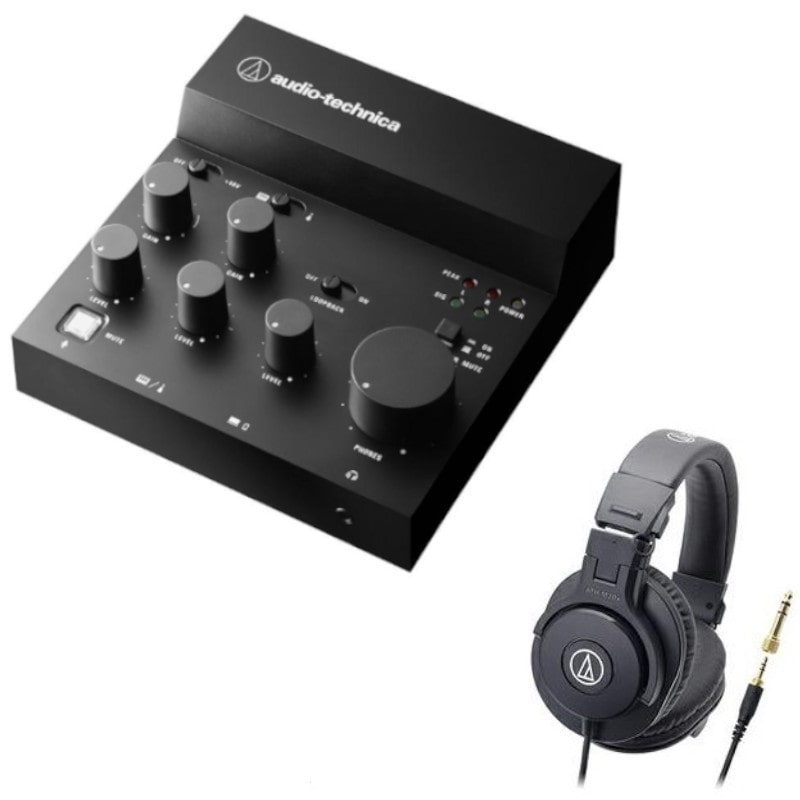 AUDIO-TECHNICA オーディオテクニカ AT-UMX3 USBミキサー + ATH-M30X ヘッドホン
