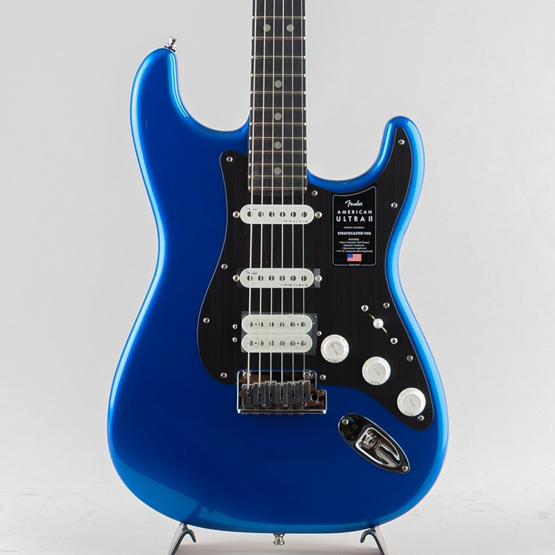 American Ultra II Stratocaster HSS/Noble Blue/Ebony Fingerboard
