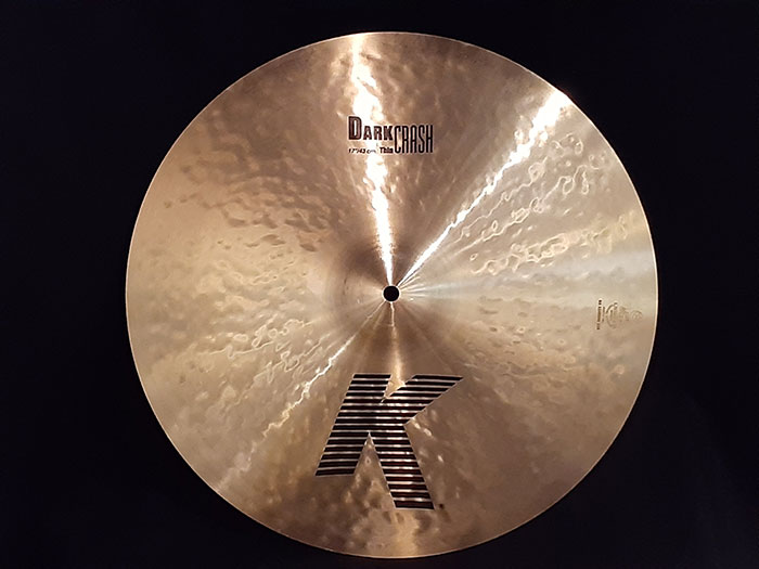 パーカッション・打楽器 ZILDJIAN K DARK THIN CRASH 17 展示特価1枚限定20%OFF】K 17