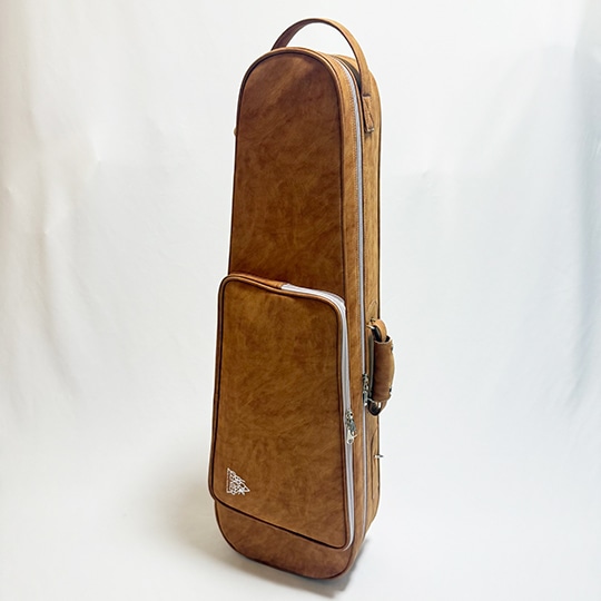 LowBrassCenterオリジナル ベルカットトロンボーンケース/ブラウン(ポケット付き) ブラウン(ポケット付き) Low Brass Center