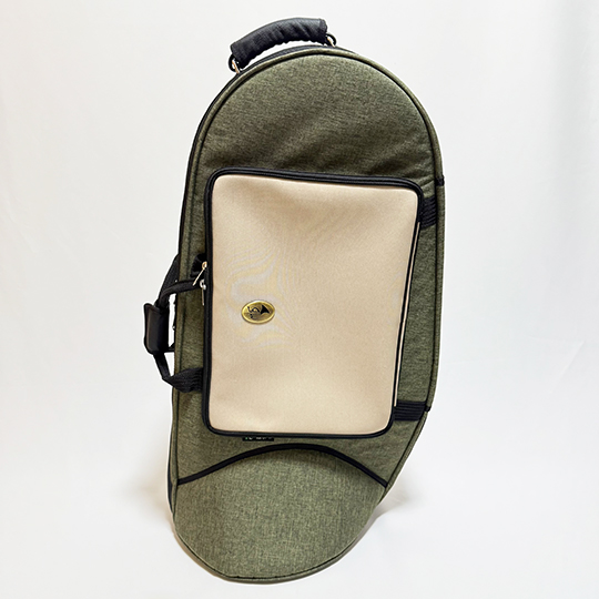 【特注カラー】MB(マーカス・ボナ) ユーフォニアム ソフトケース/カチオングリーン&ベージュ