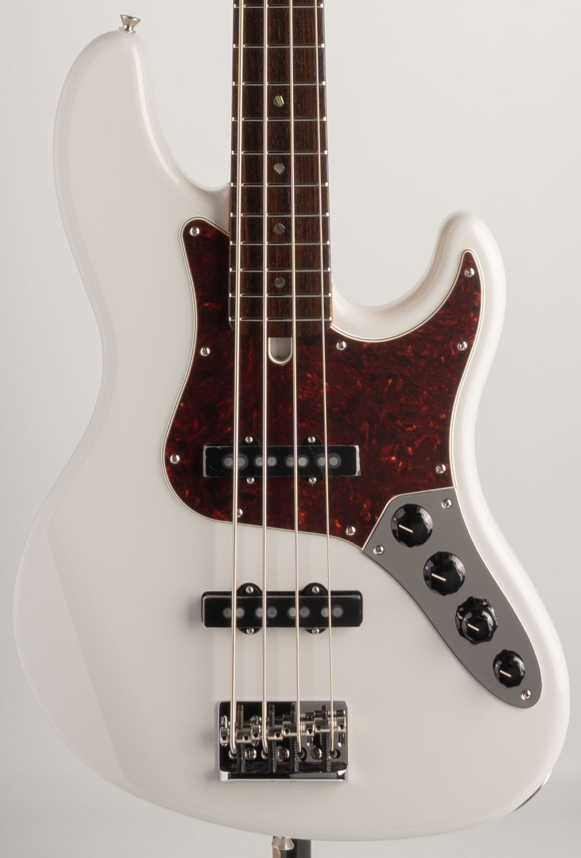 Made in Japan Active Modern Jazz Bass / Feather Gray FRG MIKIGAKKI RHYTHM SQUARE BassSide
