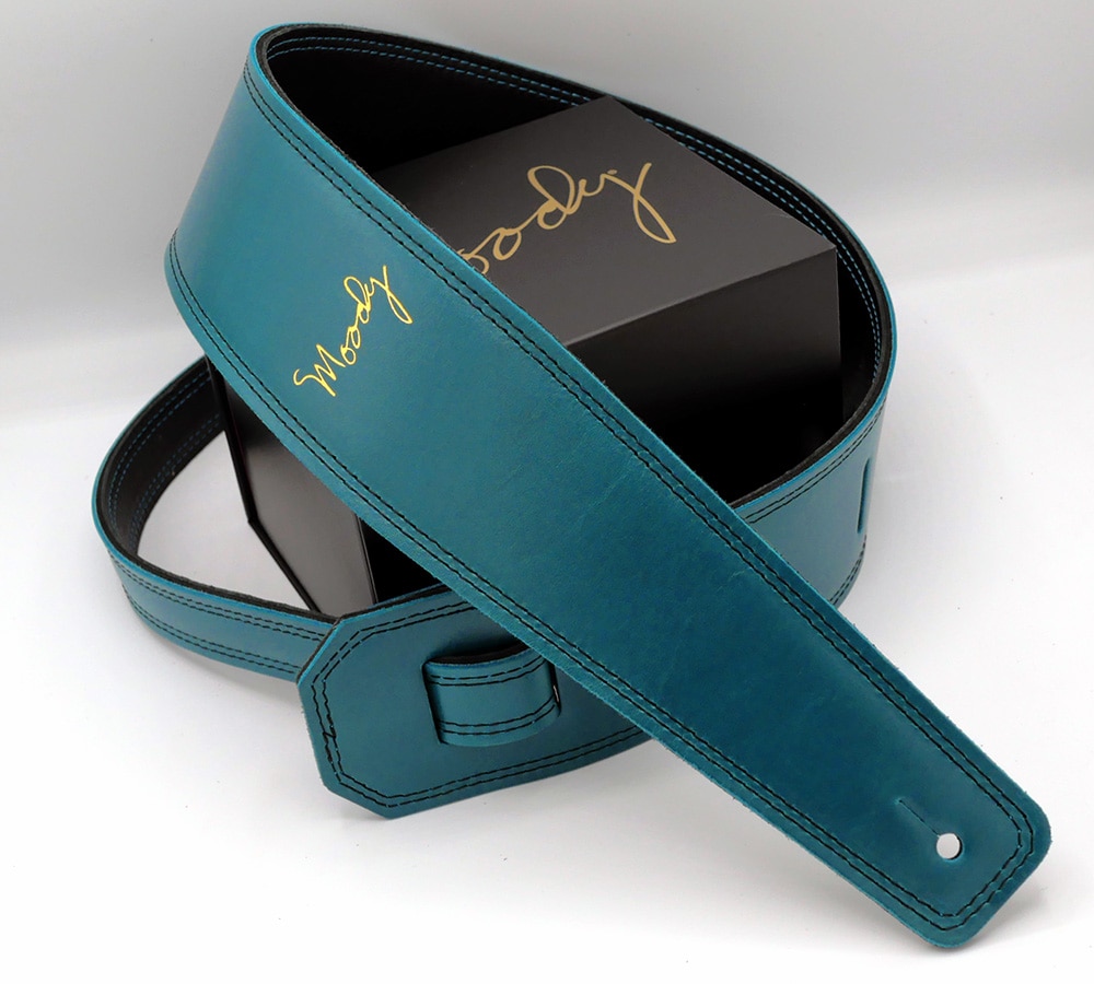 Leather 2.5 Inch Blue-Black Standard Tail