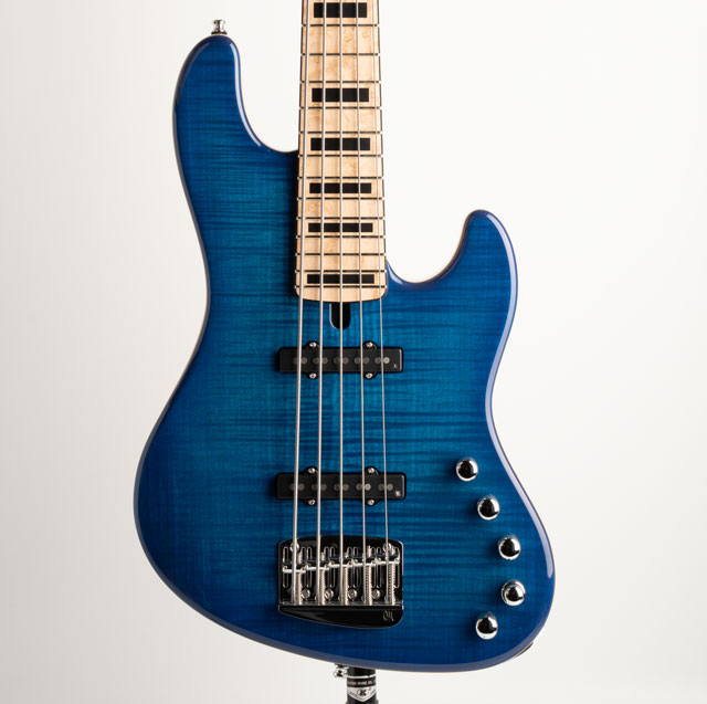 Jabba Custom 5 AAA Flame Maple Top Infinite Blue Gloss