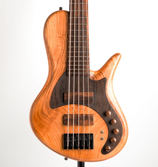 Halo 5strings Olive Top & Beeswing Solomon padouk