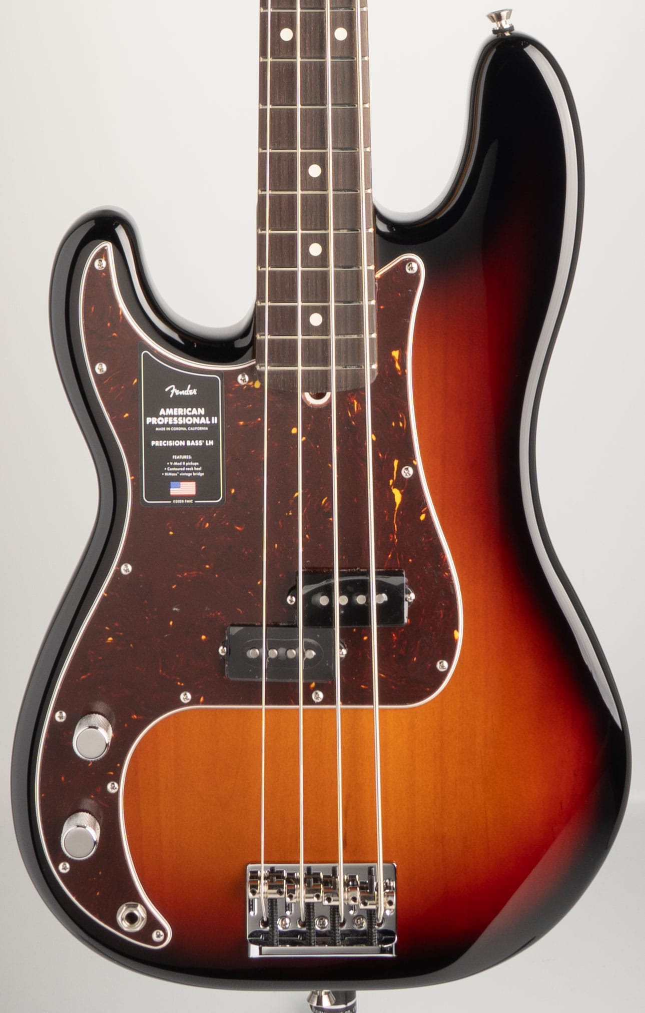 American Professional II Precision Bass Left-Hand / 3-Color Sunburst (Rosewood)