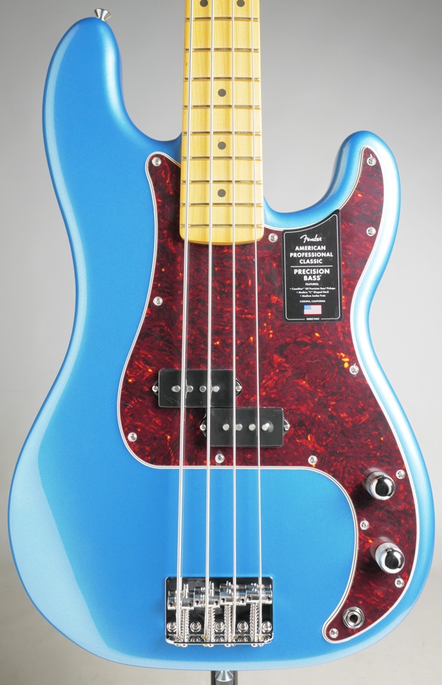 American Professional Classic Precision Bass Faded Lake Placid Blue Faded Lake Placid Blue BASS SIDE