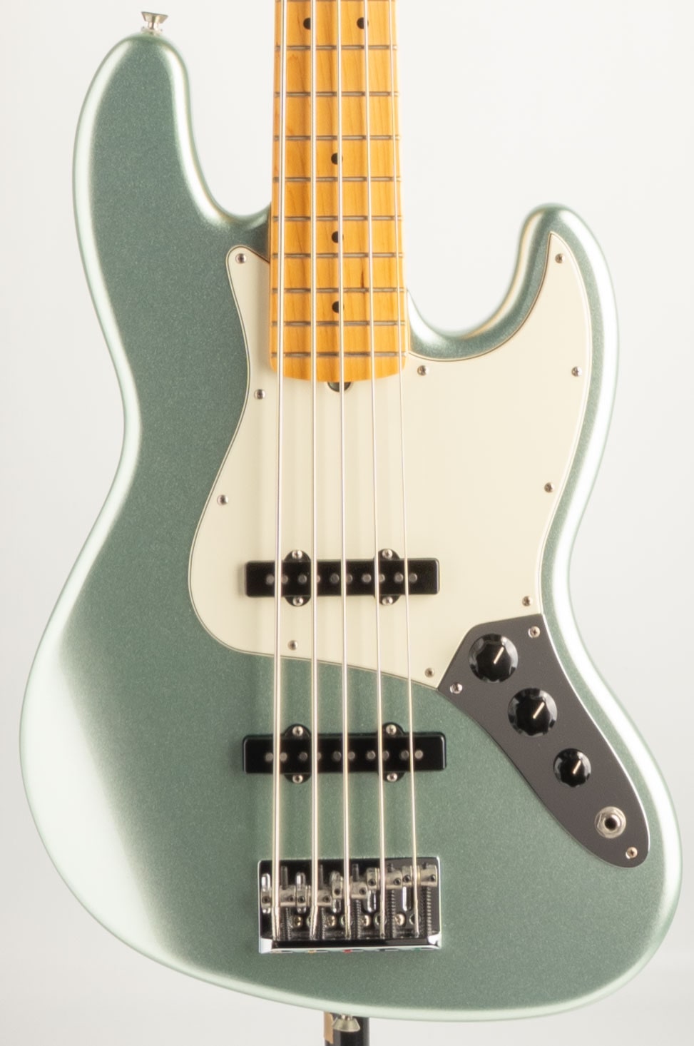 American Professional II Jazz Bass V / Mystic Surf Green