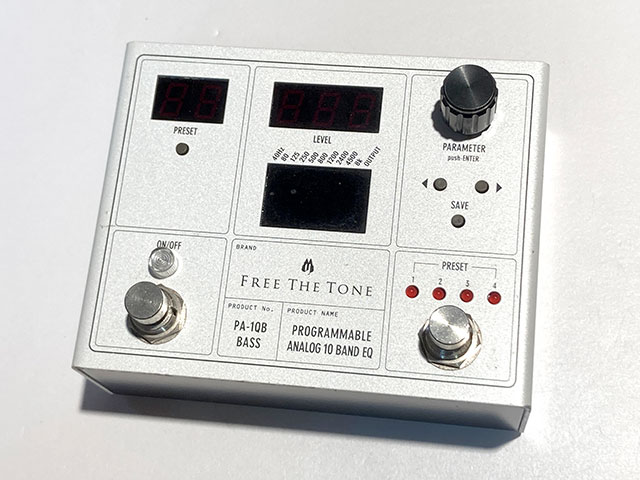 PA-1QB イコライザー　エフェクター PA-1QB (for Bass) PROGRAMMABLE ANALOG 10 BAND EQ: エフェクター
