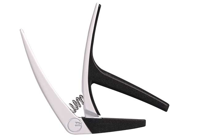 Nashville Capo Whiteメタリックホワイトアコースティックギター ( 6弦 )用 メタリックホワイト 梅田店