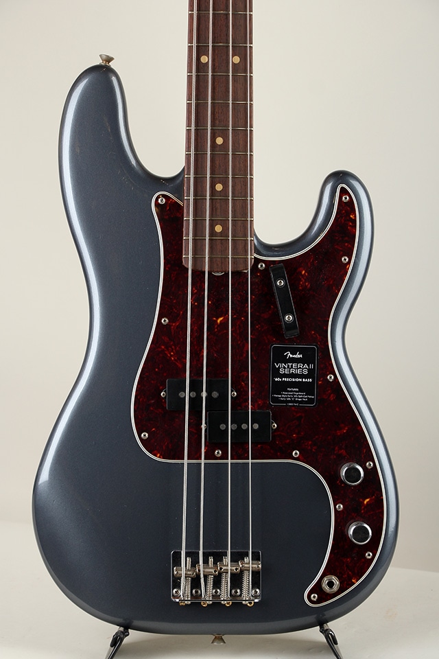Limited Vintera II Road Worn 60s Precision Bass RW Charcoal Frost Metallic【S/N MX25072421】